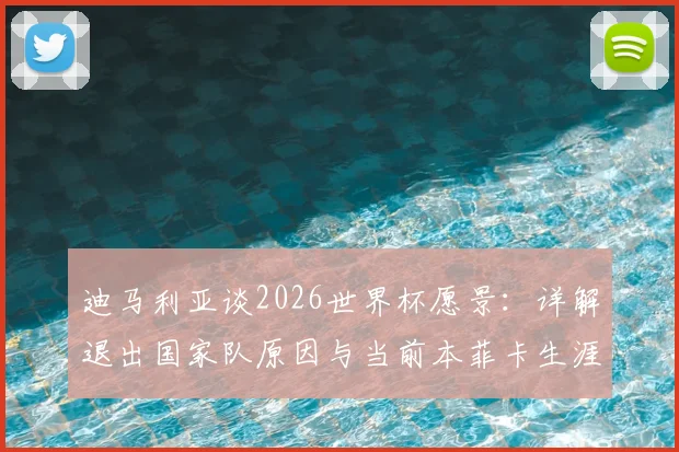 迪马利亚谈2026世界杯愿景：详解退出国家队原因与当前本菲卡生涯，回顾天使的阿根廷岁月