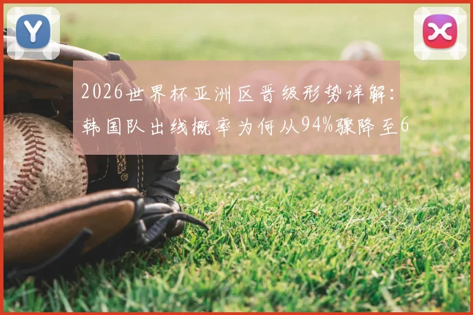 2026世界杯亚洲区晋级形势详解：韩国队出线概率为何从94%骤降至68%？TA算分工具深度解析