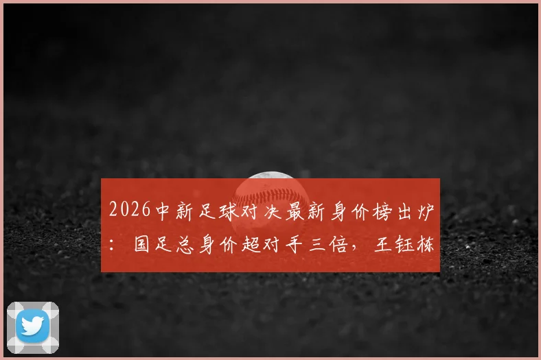 2026中新足球对决最新身价榜出炉:国足总身价超对手三倍,王钰栋与新西兰球星塞鸟并列最高